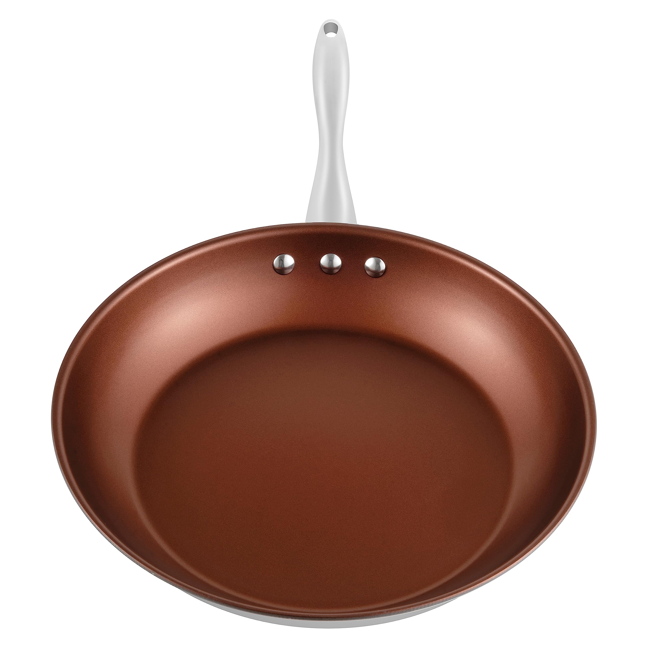 12'' (30 Cm) Stainless Steel Pan By Ozeri With Eterna, A 100% Pfoa And Apeo-Free Non-Stick Coating